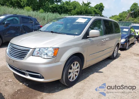 2014 Chrysler Town & Country Touring из США, поврежденный, VIN 2C4RC1BG1ER196476